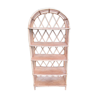 Rattan bookcase 1960