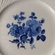 Flat serving dish or cake dish in Lunéville KG Special Grand Feu