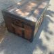 Old travel trunk , Malard trunk factory , Paris