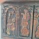 Arts of México Spanish colonial carved  painted console / sideboard, 1940s