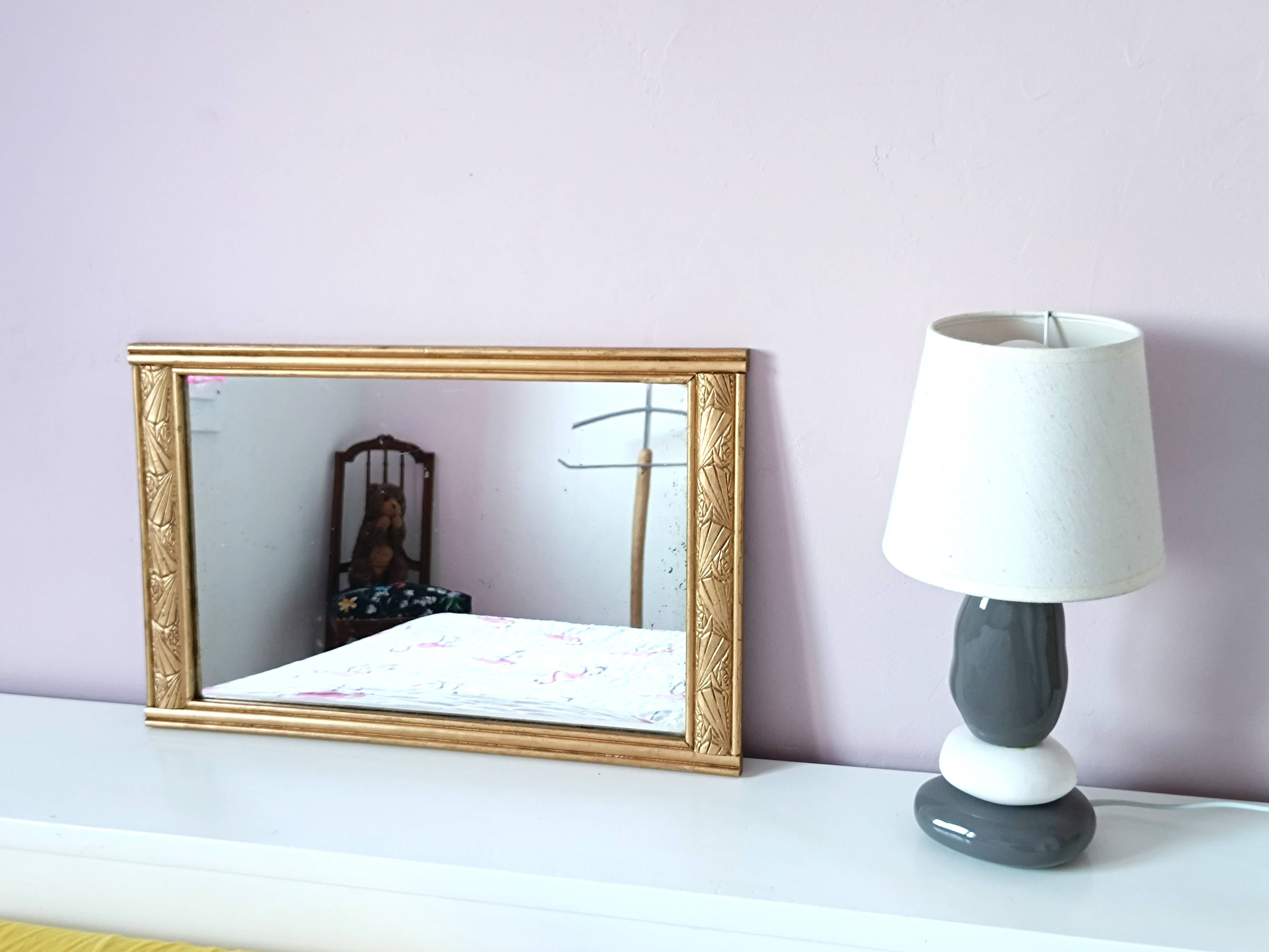 Miroir rectangulaire, années 50