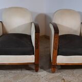 Pair of Art Deco armchairs from the 1930s
