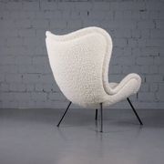 Madame lounge chair in bouclé by Fritz Neth for Correcta