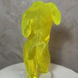 Acrylic male bust by Olivier Duhamel