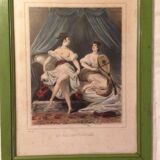 Pair of erotic engravings, early nineteenth century.  Good condition