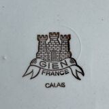 3 old Gien Calais model plates