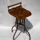 Victorian English brass piano cello music stool attributed to CH Hare