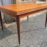 Wooden table, with extensions, vintage, 50s
