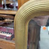 19th century gendarme's hat gilded mirror