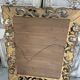 Miroir en bois sculpté doré XIXe siècle
