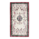 Vintage Turkish Oushak Handmade Wool Cotton Beige Area Rug 117x217