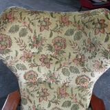 Chair wing chair flower Scandinavian styl Ib Kofod-Larsen for Carlo Gahrn