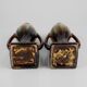 Pair of Art Deco vases – Thulin Faience (attributed) – Belgium – 29cm