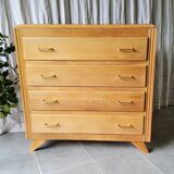 Commode vintage pieds compas