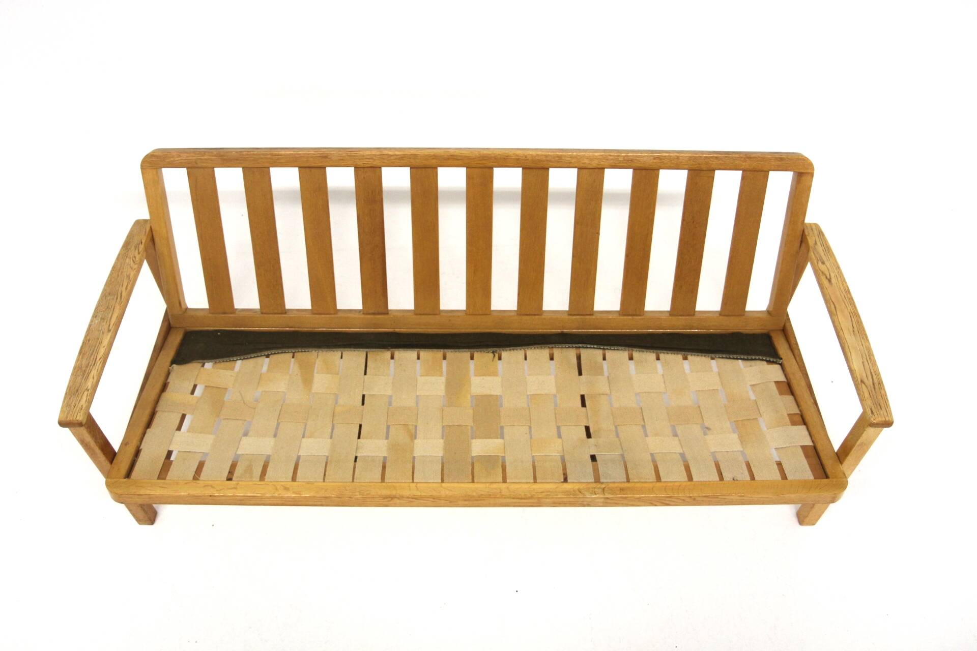 Scandinavian 3-seater oak sofa, Sweden, 1960