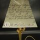 Large lamp with ram's heads in Louis XVI style - gilded bronze