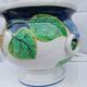 Very large painted ceramic plant pot - sunflower design