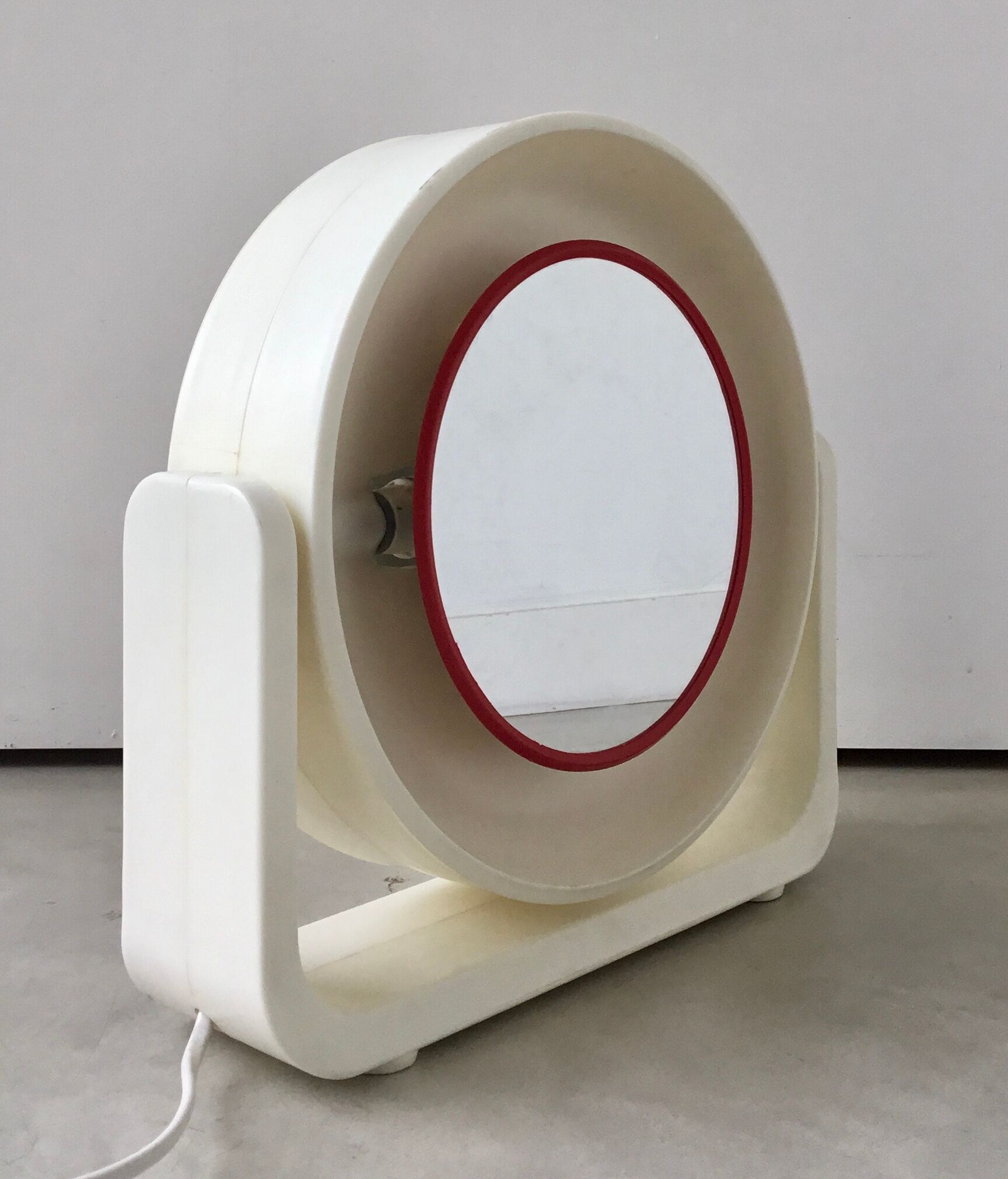 Allstar illuminated mirror made in Germany - 1960s pop design