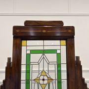 English Colonial Stained Glass Room Divider