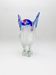 Monumental Vase Josef Hospodka Chribska Sommerso White Crystal 33cm