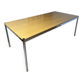 USM Haller desk in natural oak veneer