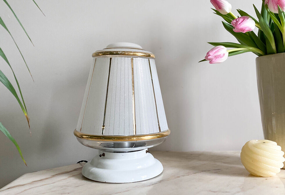 Granite globe ceiling light