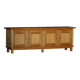 Modern Danish low enfilade in oak with panelled doors, mid-20th century.