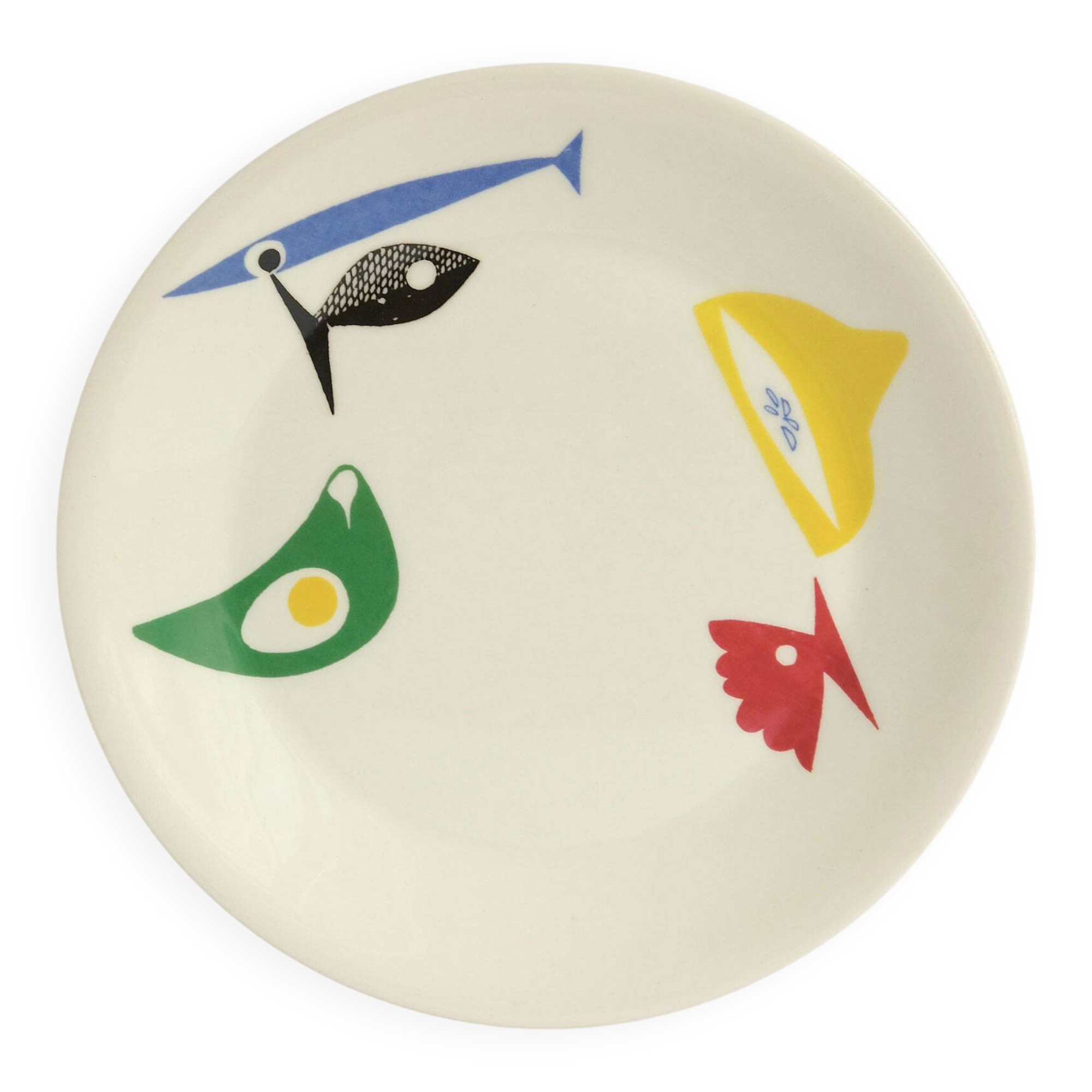 Set of 4 Figgjo Flint A La Carte Dessert Plates – MCM Norwegian Ceramics