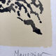 Original Abstract Lithograph by Alfred Manessier. School of Paris. 50