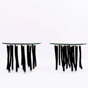 Pair of modern side tables "Org" by Fabio Novembre for Cappellini