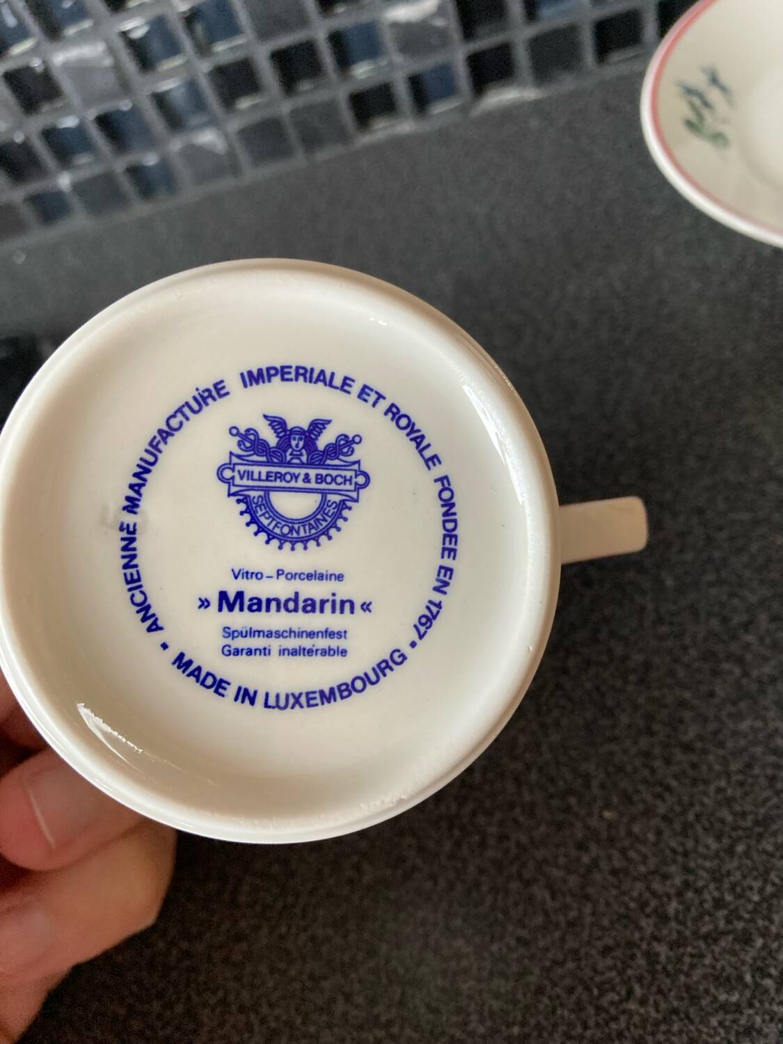 Villeroy & Boch mandarin cups