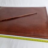Desktop set, leather underhand and vintage 50-60s