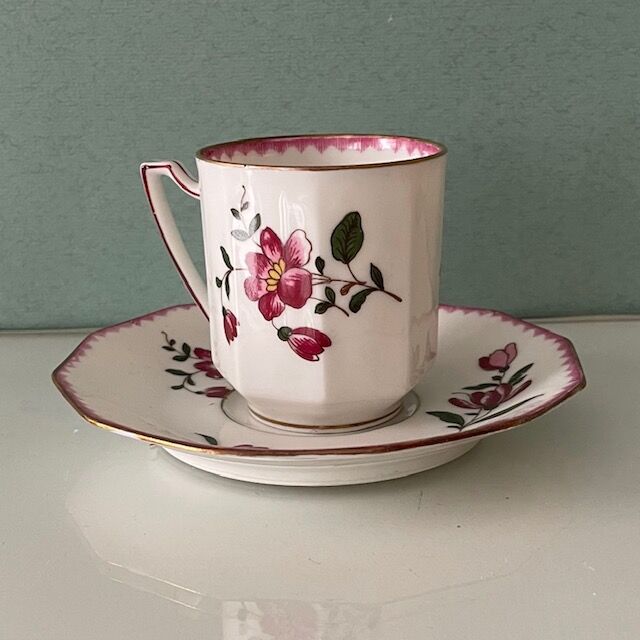 Lanternier coffee cups, Limoges, ca 1930