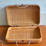 Vintage wicker case