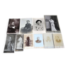 Lot de 10 photos anciennes de femme - années 1920 à 1950