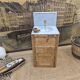 Old marine washstand