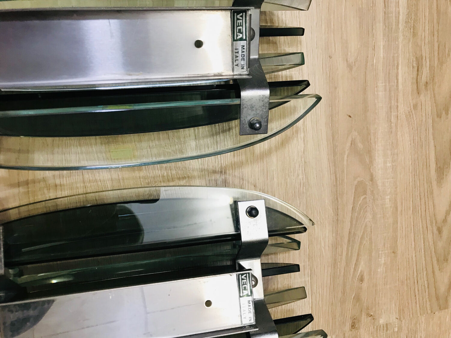 Pair of Veca wall lights