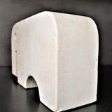 Pair of travertine bookends Fratelli Mannelli, 1970