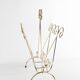 Golden wire magazine rack 1960