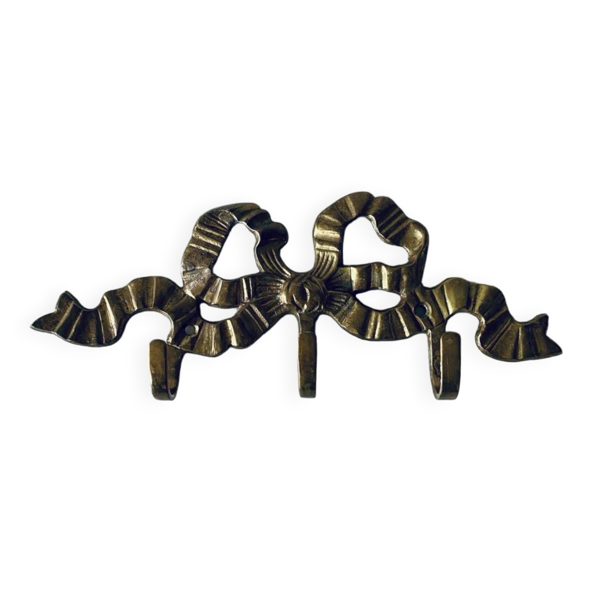 Brass knot wall hook