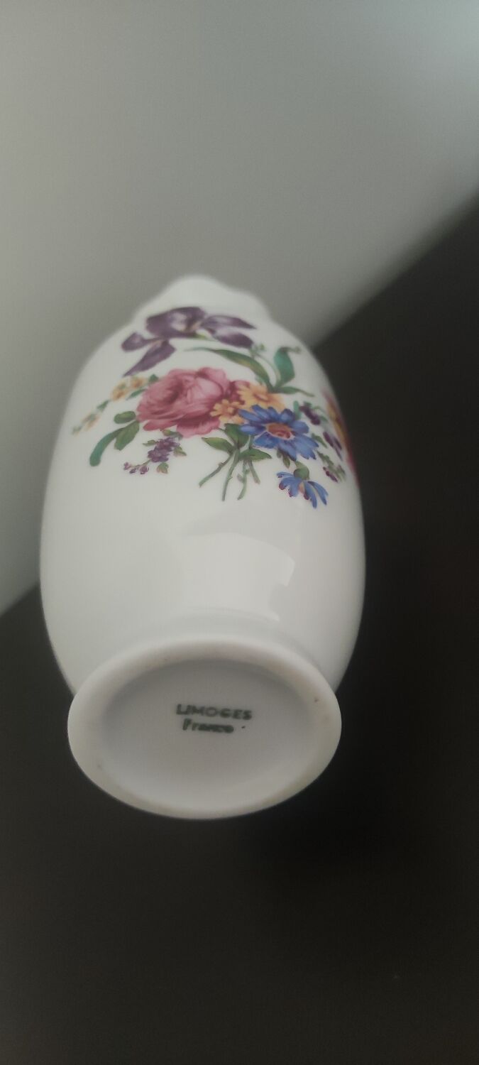 Limoges porcelain vase