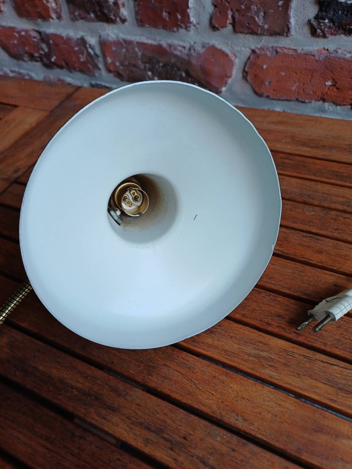 Aluminor black desk lamp 60's
