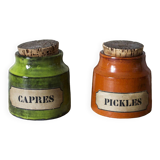 Pair of Mado Jolain ceramic pots