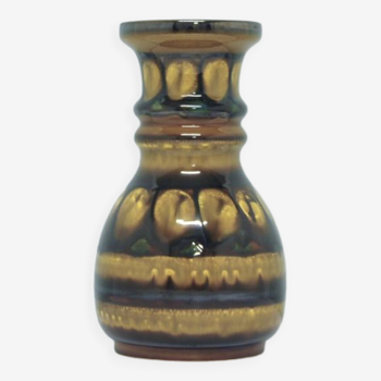 vase aquarelle vintage marron et jaune Flora Gouda