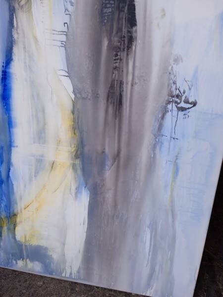 Painting 162cm Acrylic on canvas surrealism / abstract