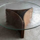 Brutalist coffee table, Germany, 1970's