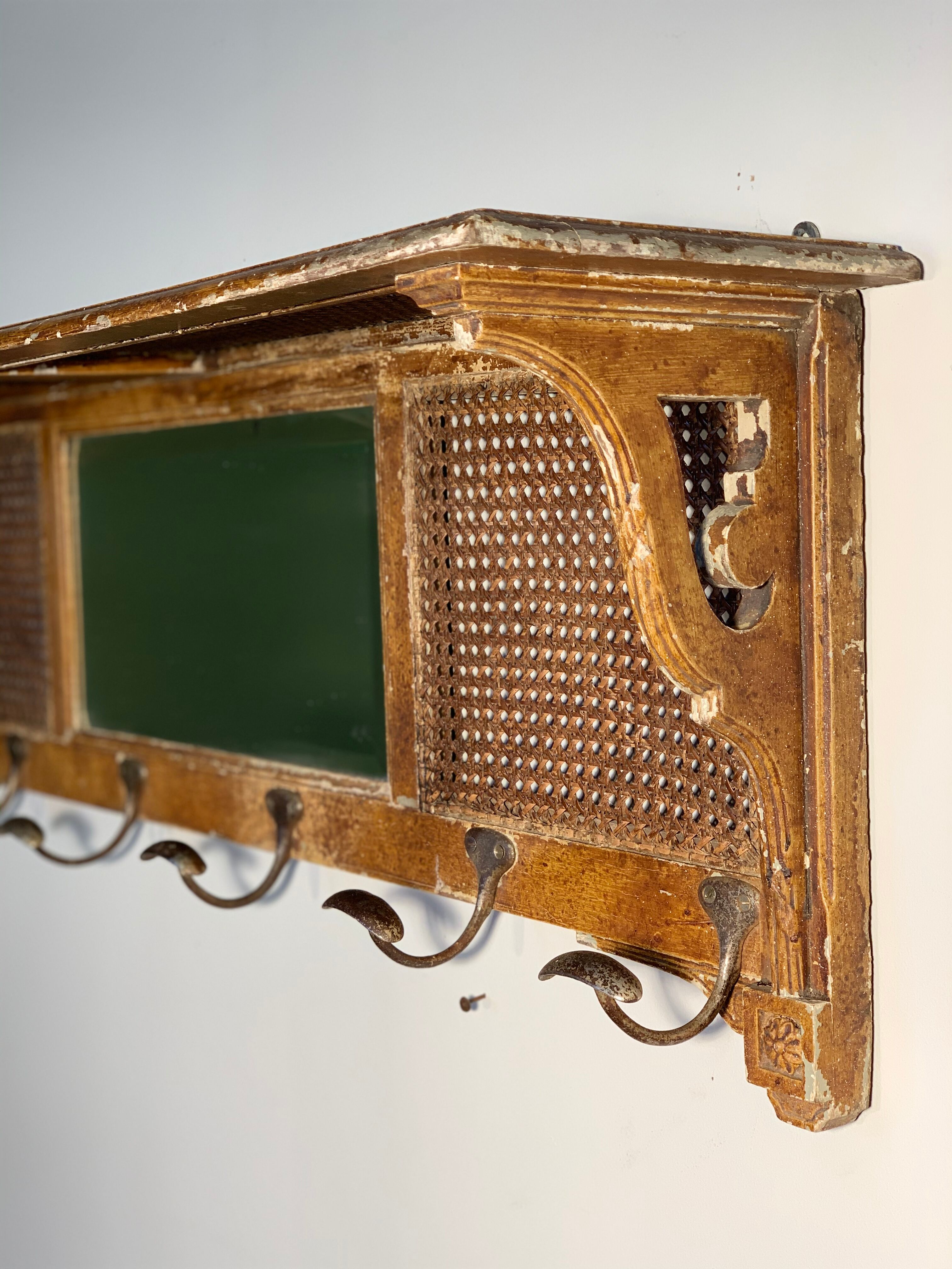 Wall dressing coat rack