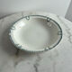 Shallow dish St Amand decorated with green crowns.