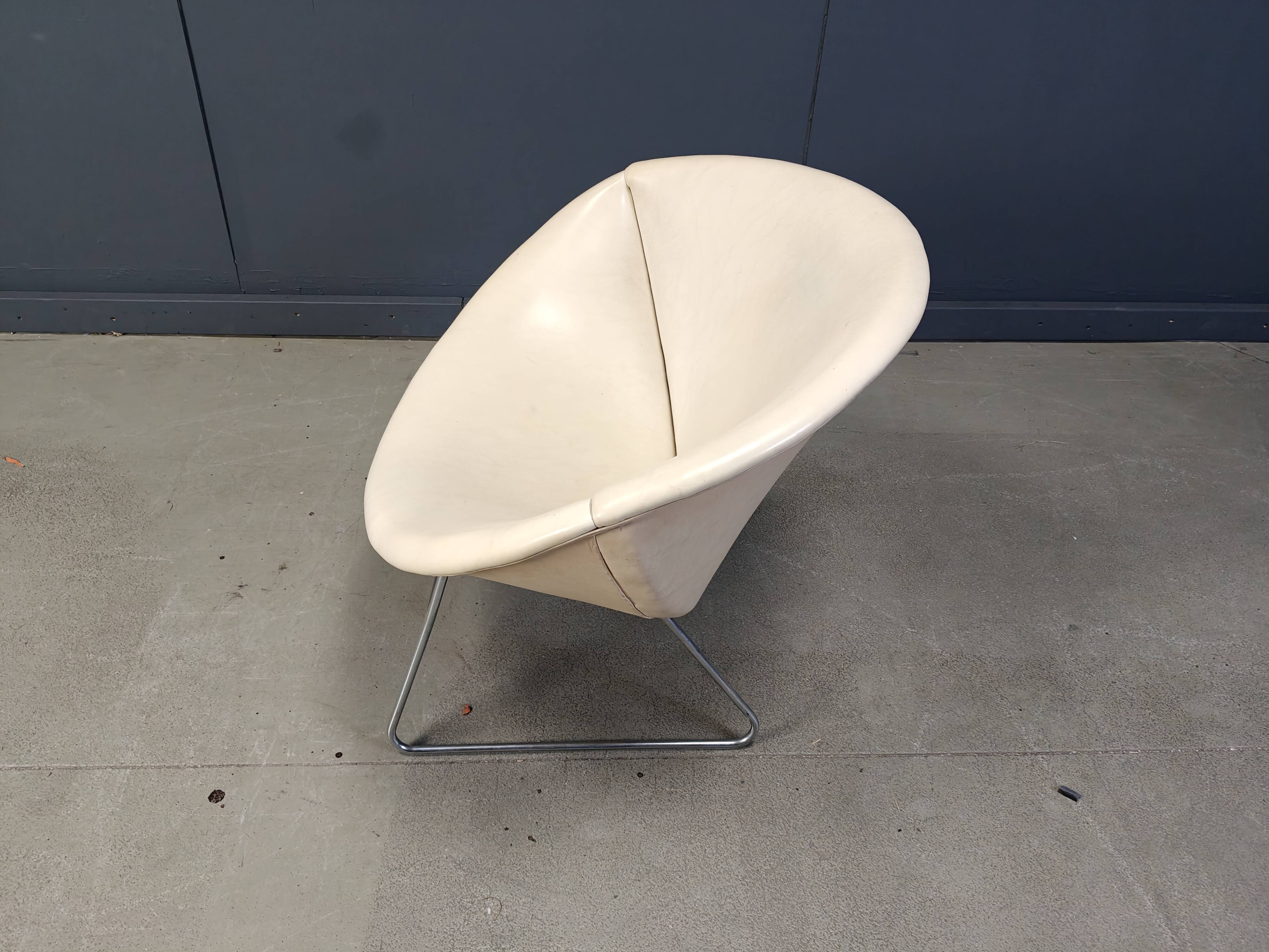 Vintage cocco Chair by Rudolf Wolf for Rohé Noordwolde, 1960s