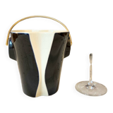 Verceram ceramic ice bucket - circa 1950.